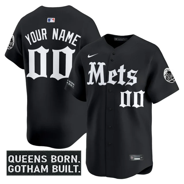 New York Mets 'Gotham Gothic Edition' Vapor Premier Limited Custom Jersey.webp