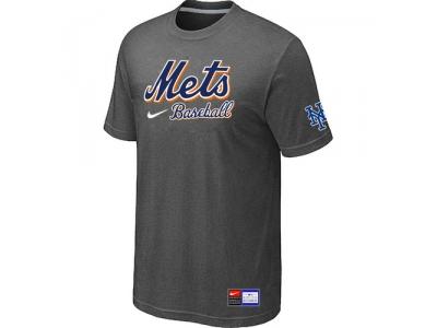New York Mets D.Grey NEW Short Sleeve Practice T-Shirt