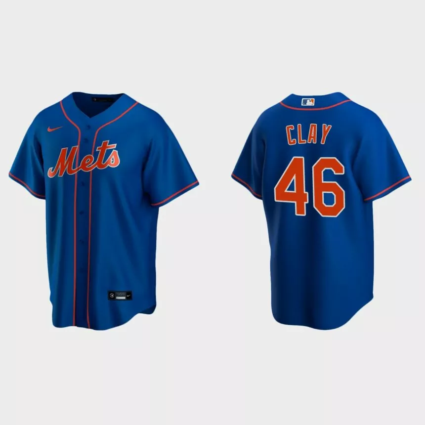 New York Mets Sam Clay Replica Jersey – Royal