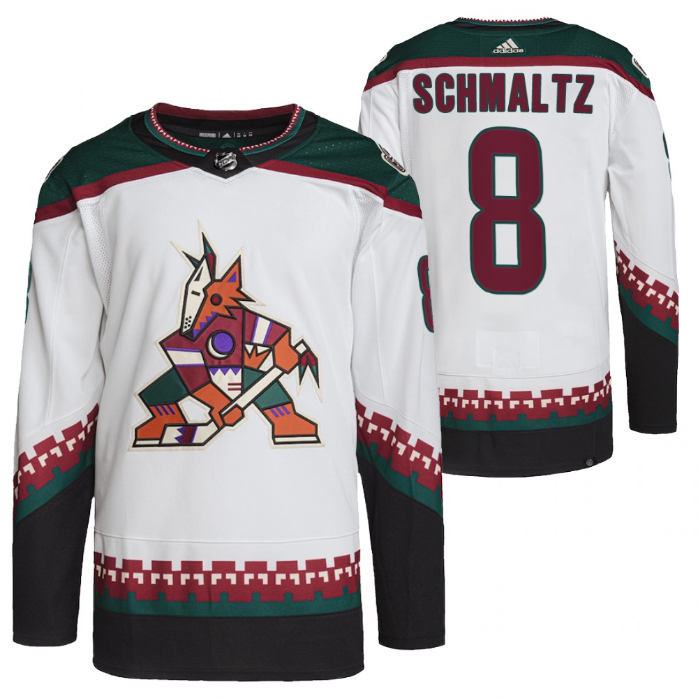 Nick Schmaltz Arizona Coyotes White Away Primegreen Authentic Pro Jersey