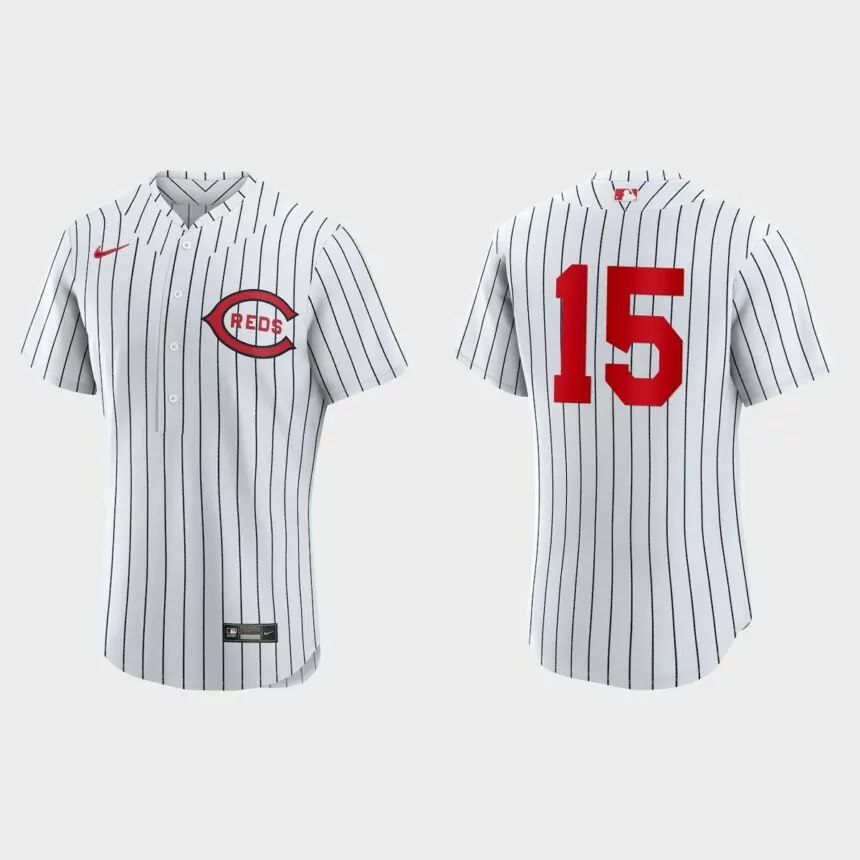 Nick Senzel Cincinnati Reds 2022 Field of Dreams Authentic Jersey – White