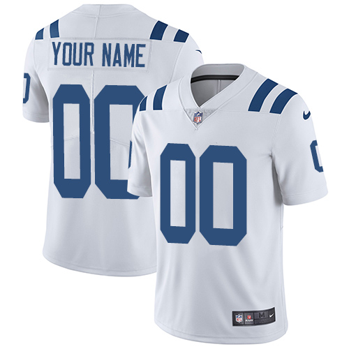 Nike  Indianapolis Colts  Limited White Road Men's Jersey NFLVapor Untouchable Customized jerseys