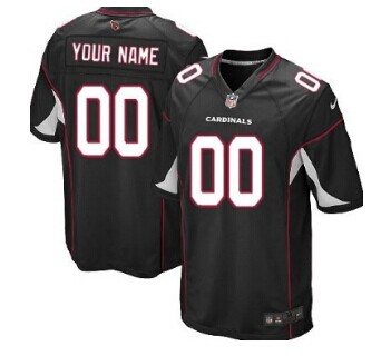 Nike Arizona Cardinals Customized Black Elite Jersey