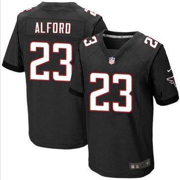 Nike Atlanta Falcons #23 Robert Alford Black Alternate Men's Stitched NFL Elite Jersey