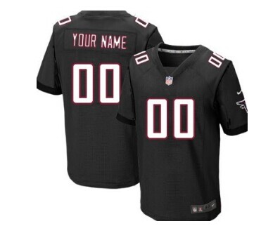 Nike Atlanta Falcons Customized Black Elite Jersey