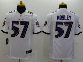 Nike Baltimore Ravens #57 C.J. Mosley White NFL New Limited Jersey