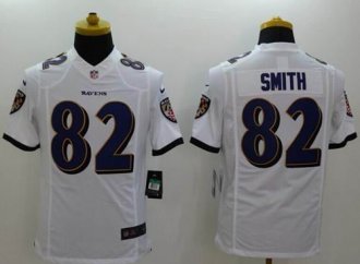 Nike Baltimore Ravens #82 Torrey Smith White NFL New Limited Jersey