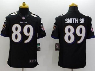 Nike Baltimore Ravens #89 Steve Smith Black Alternate NFL New Limited Jersey