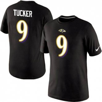 Nike Baltimore Ravens #9 Justin Tucker Pride Name and Number NFL T-Shirt Black