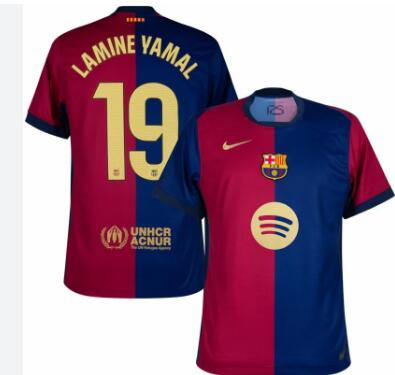 Nike Barcelona Home KIDS Lamine Yamal 19 Jersey 2024-2025