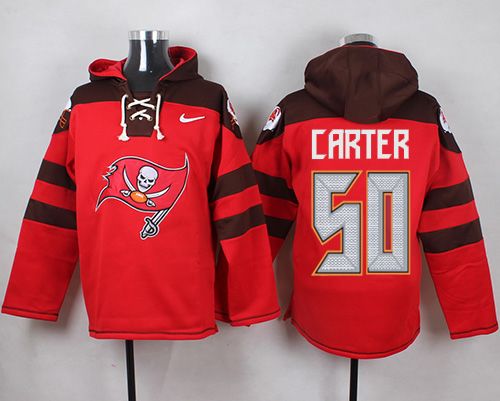 Nike Buccaneers #50 Bruce Carter Red Player Pullover NFL Hoodie