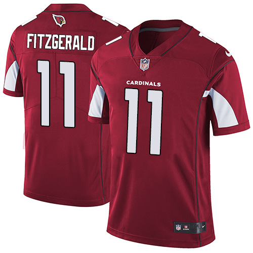 Nike Cardinals #11 Larry Fitzgerald Red Team Color Men's Stitched NFL Vapor Untouchable Limited Jersey