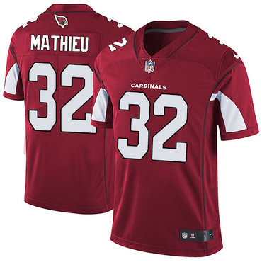 Nike Cardinals #32 Tyrann Mathieu Red Team Color Men's Stitched NFL Vapor Untouchable Limited Jersey