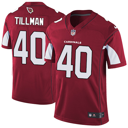 Nike Cardinals #40 Pat Tillman Red Team Color Men's Stitched NFL Vapor Untouchable Limited Jersey