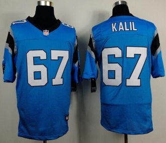 Nike Carolina Panthers #67 Ryan Kalil Blue Alternate NFL Elite Jersey