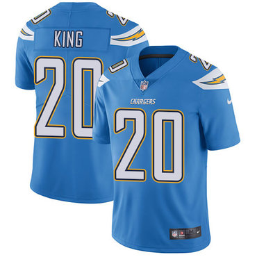 Nike Chargers #20 Desmond King Electric Blue Alternate Youth Stitched NFL Vapor Untouchable Limited Jersey