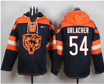 Nike Chicago Bears #54 Brian Urlacher Navy Blue Player Pullover NFL Hoodie