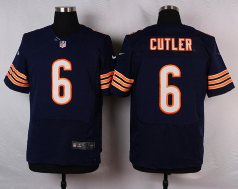Nike Chicago Bears #6 Jay Cutler Blue Elite Style Stitched Jersey