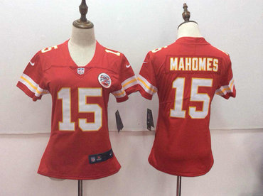 Nike Chiefs 15 Patrick Mahomes Red Women Vapor Untouchable Player Limited Jersey