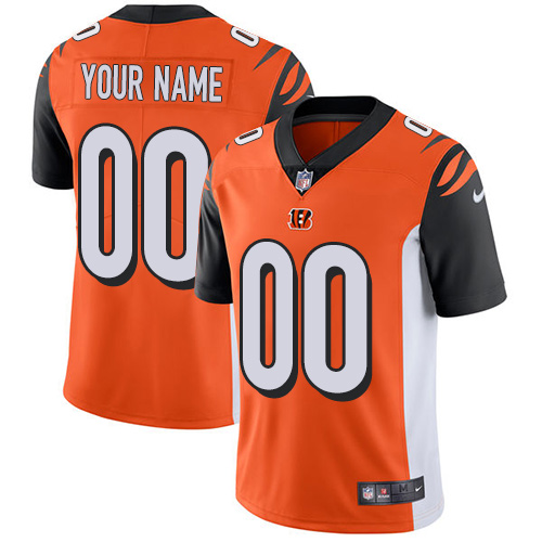 Nike Cincinnati Bengals  Elite Orange Alternate Youth Jersey NFL Vapor Untouchable Customized jerseys