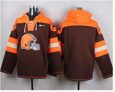 Nike Cleveland Browns Blank Brown Player Pullover NFL Hoodie