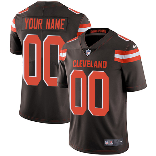 Nike Cleveland Browns Limited Brown Home Men's Jersey NFL  Vapor Untouchable Customized jerseys