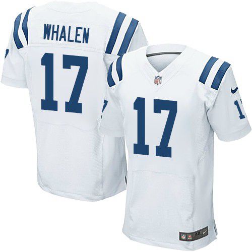 Nike Colts #17 Griff Whalen White Men's Stitched NFL Elite Jersey