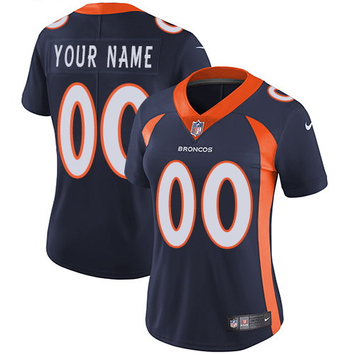 Nike Denver Broncos Elite Navy Blue Alternate Women's Jersey NFL  Vapor Untouchable Customized jerseys