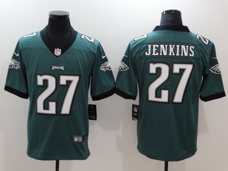 Nike Eagles 27 Malcolm Jenkins Green Vapor Untouchable Player Limited Jersey