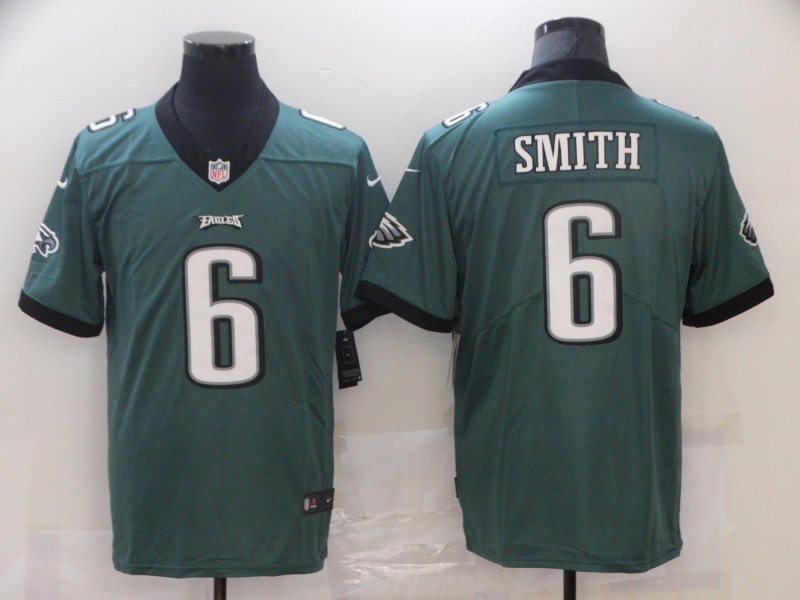 Nike Eagles 6 DeVonta Smith Green 2021 Draft Vapor Limited Jersey