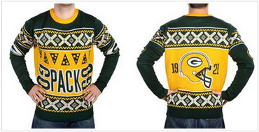 Nike Green Bay Packers Men's Ugly Sweater_1