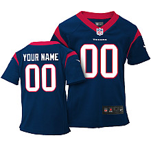 Nike Houston Texans Infant Customized Game Team Color Jersey