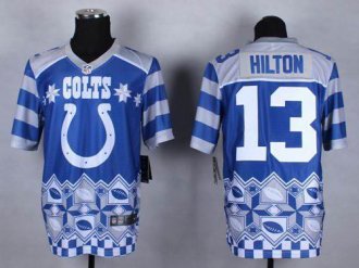 Nike Indianapolis Colts #13 T.Y. Hilton Royal Blue NFL Elite Noble Fashion Jersey