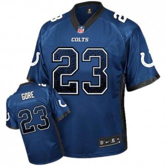 Nike Indianapolis Colts #23 Frank Gore Royal Blue Team Color Men's Stitched NFL Elite Drift Fashion Jersey
