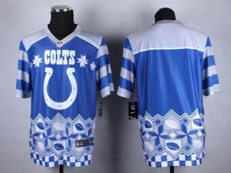 Nike Indianapolis Colts Blank Royal Blue NFL Elite Noble Fashion Jersey