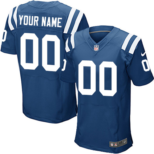 Nike Indianapolis Colts Elite Royal Blue Home Men's Jersey NFL Customized jerseys