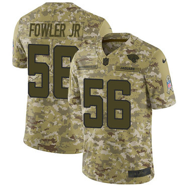 Nike Jaguars #56 Dante Fowler Jr Camo Youth Stitched NFL Limited 2018 Salute to Service Jersey
