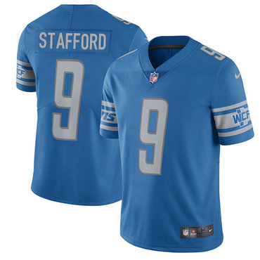 Nike Lions #9 Matthew Stafford Light Blue Team Color Youth Stitched NFL Limited Jersey