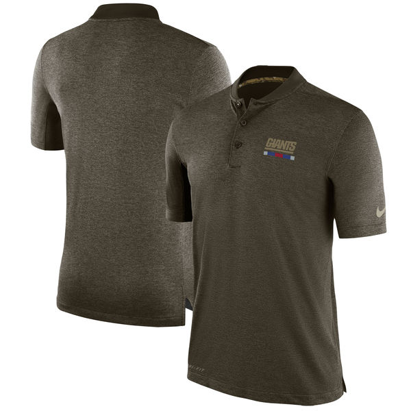 Nike Men's New York Giants Olive Salute To Service T Shirt