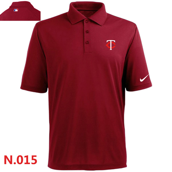 Nike Minnesota Twins  2014 Players Performance Polo -Red