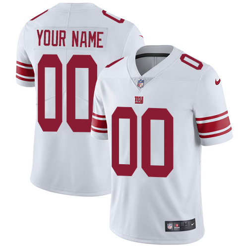 Nike NFL New York Giants Vapor Untouchable Customized Limited White Road Youth Jersey