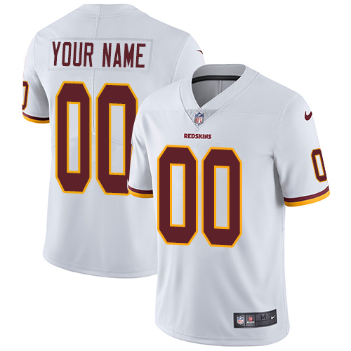 Nike NFL Washington Redskins Vapor Untouchable Customized Limited White Road Men's Jersey