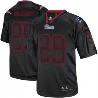 Nike New England Patriots #29 LeGarrette Blount Lights Out Black NFL Elite Jersey