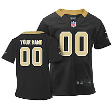 Nike New Orleans Saints Infant Customized Game Team Color Jersey