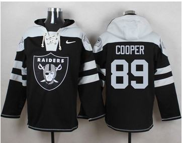 Nike Oakland Raiders #89 Amari Cooper Black Player Pullover NFL Hoodie