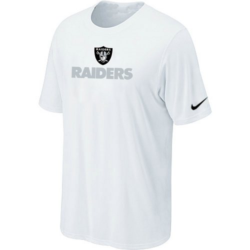 NEW NFL Oakland Raiders Authentic Logo T-Shirt White