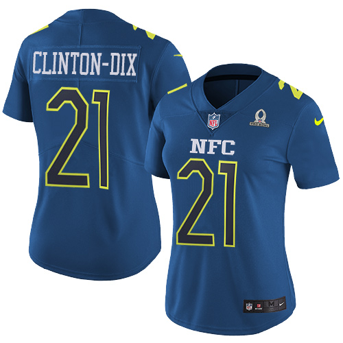 Nike Packers #21 Ha Ha Clinton-Dix Navy Women's Stitched NFL Limited NFC 2017 Pro Bowl Jersey