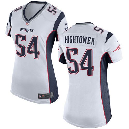 Nike Patriots #54 Dont'a Hightower White Women's Stitched NFL New Elite Jersey