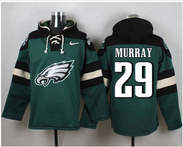 Nike Philadelphia Eagles #29 DeMarco Murray Midnight Green Player Pullover NFL Hoodie