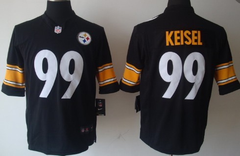 Nike Pittsburgh Steelers #43 Troy Polamalu Black Limited Jersey 